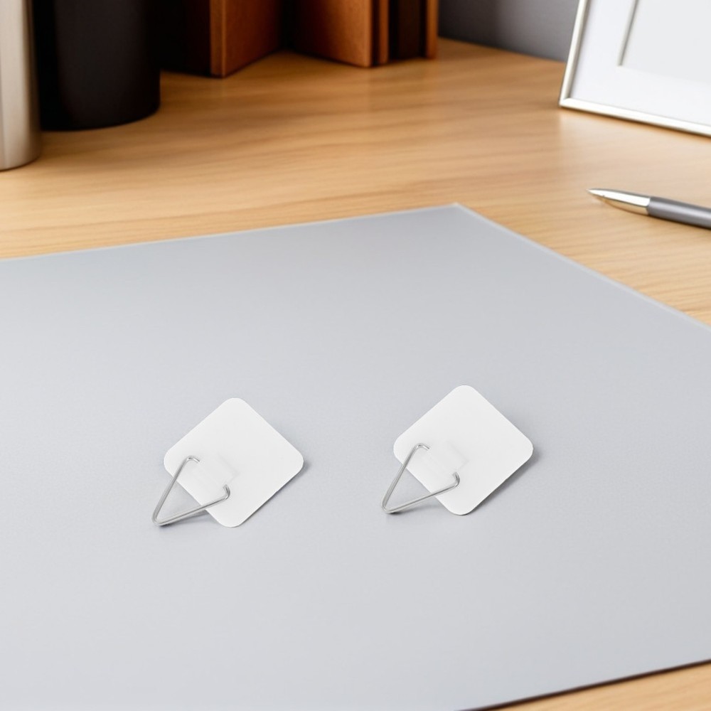 40 Pcs Picture Frame Wall Adhesive Hook Plates Holders for Display