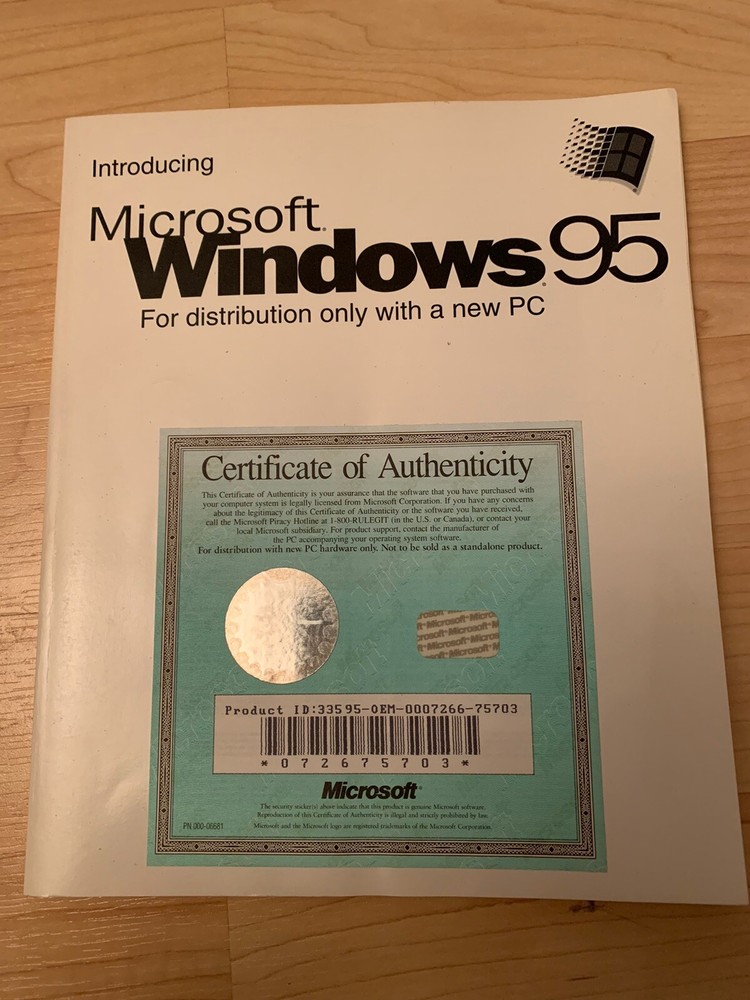 Microsoft Windows 95 User Manual