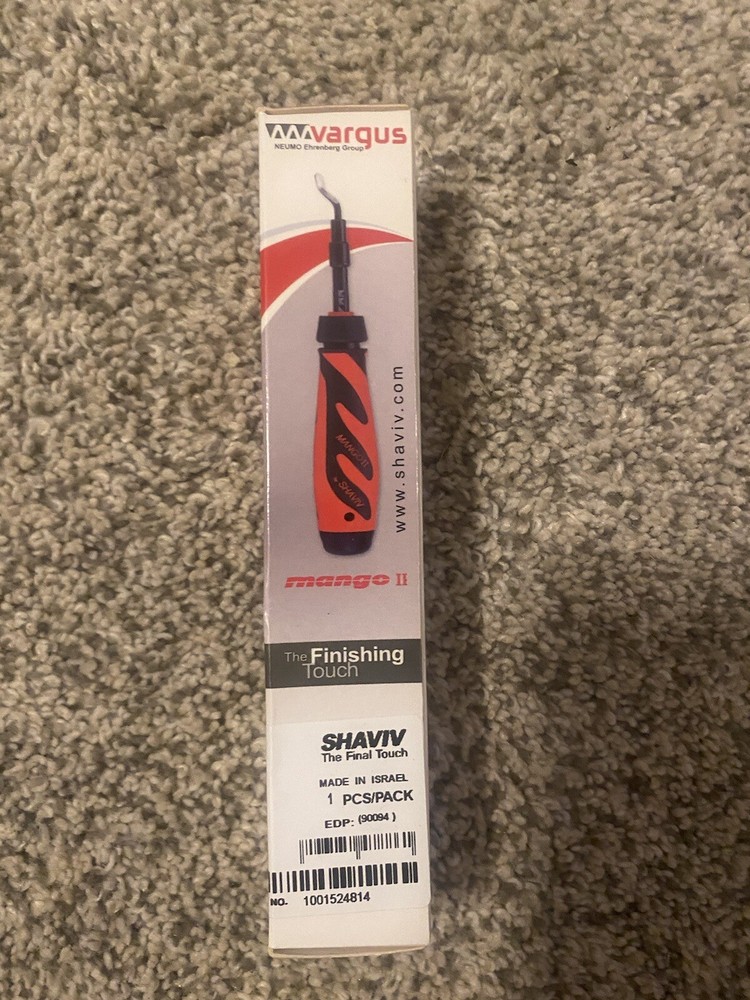 SHAVIV 155-00199 Deburring Tool Set,Plastic,Hi Speed Stl.