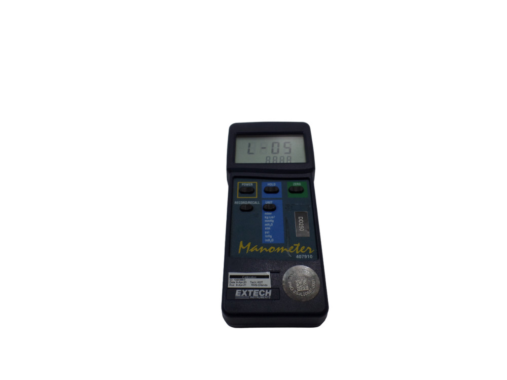 Extech instruments manometer 407910 - Free Shipping