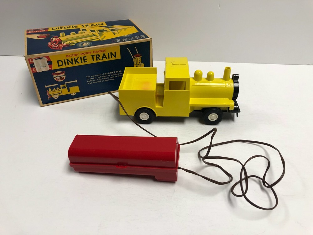 vintage ANDY GARD Remote Control Battery Powered DINKIE TRAIN no. 83 ~ works!!