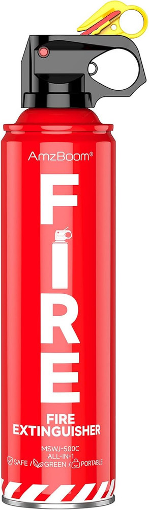 Fire Extinguisher for Home 1Pack, Kitchen, Car, and Grill,Compact Water-Based A,