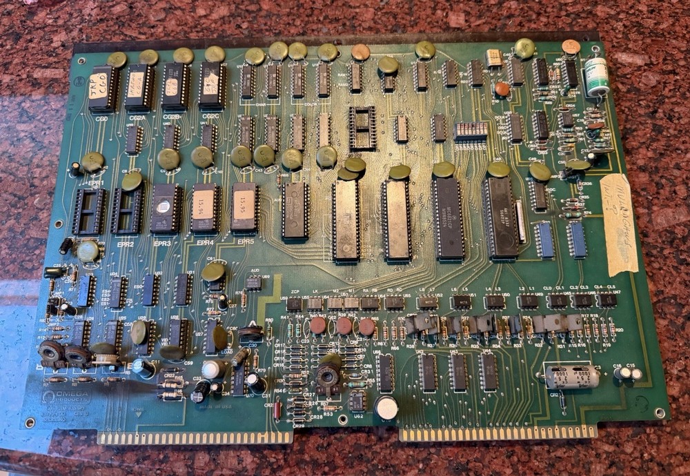 Omega 905 Video Poker Machine Board AS-IS