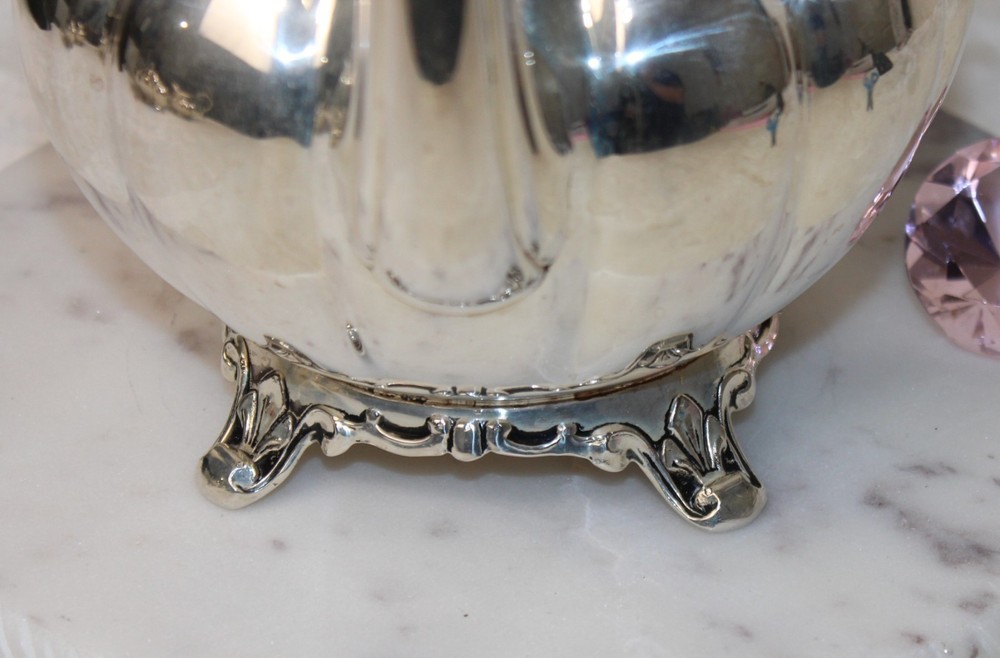 Vintage Community Melon Sheffield Design Silverplate Coffee Tea Set
