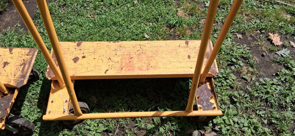 Two Heavy Duty Panel Carts