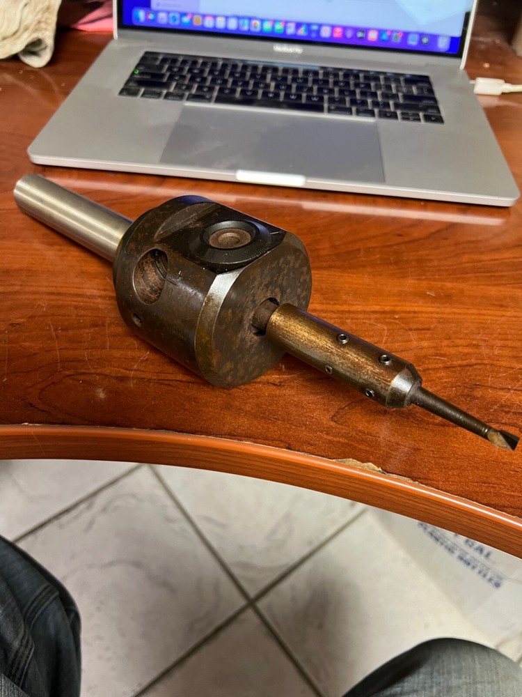 TSD DEVLIEG MICROBORE GAH-07 050 ADJUSTABLE BORING HEAD, 1" SHANK, LOOK AT PICS.
