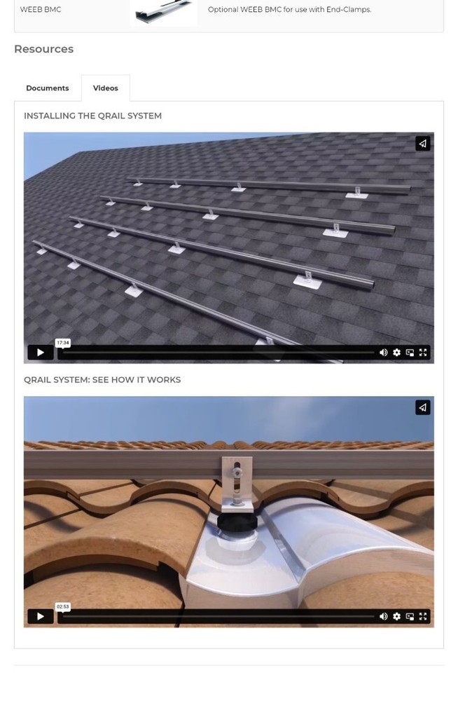 Quick Mount Q-rail Solar Pv Panel Mounting
