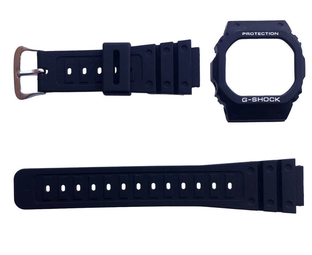 SET FITS CASIO G-SHOCK BEZEL STRAP REPLACEMENT REPRODUCTION - DW-5000C DW-5600C