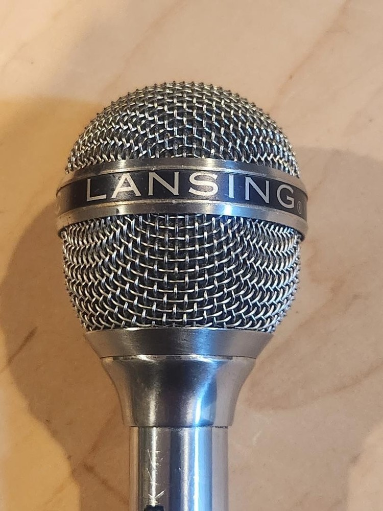 VINTAGE ALTEC LANSING MICROPHONE MODEL 650B (TESTED)