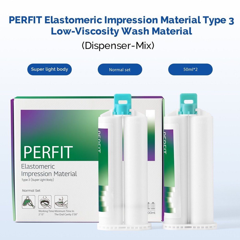 Dental Elastomeric Impression Material Dispenser-Mix Fast/Normal Set Type 1/2/3