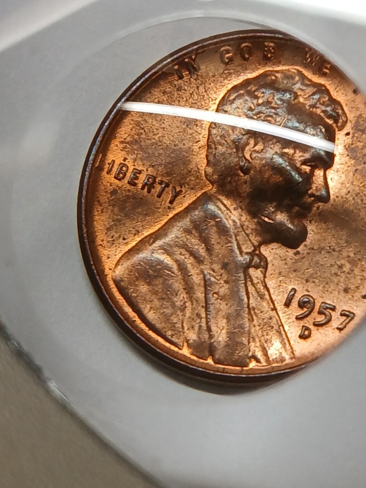 1957 D MINT MARK Penny LINCOLN CENT