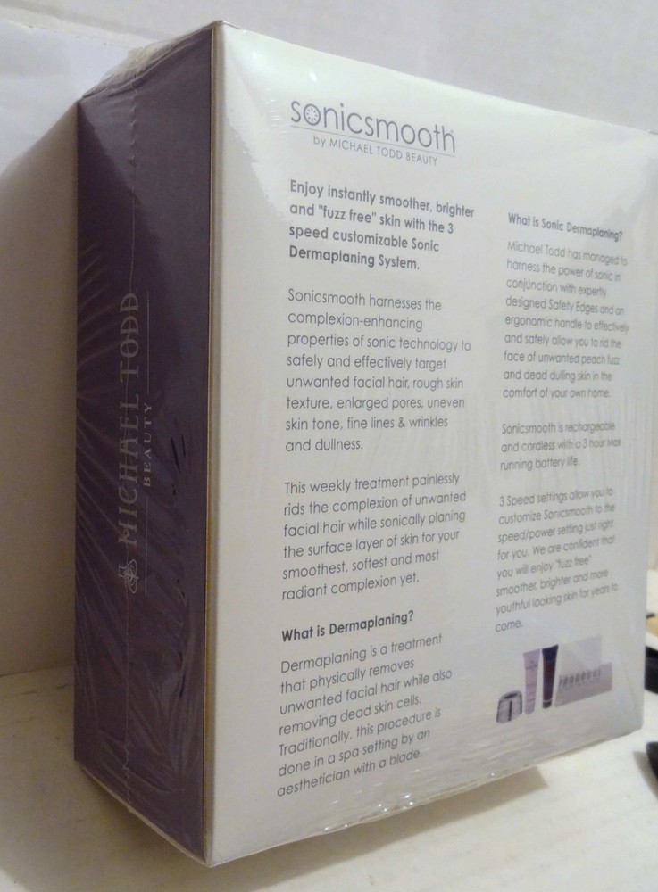 Michael Todd Sonicsmooth Face and Neck Sonic Dermaplaning Removal System