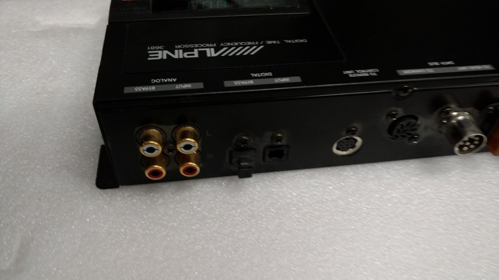 Rare Alpine Car Audio 3681 Digital Time Frequency Processor