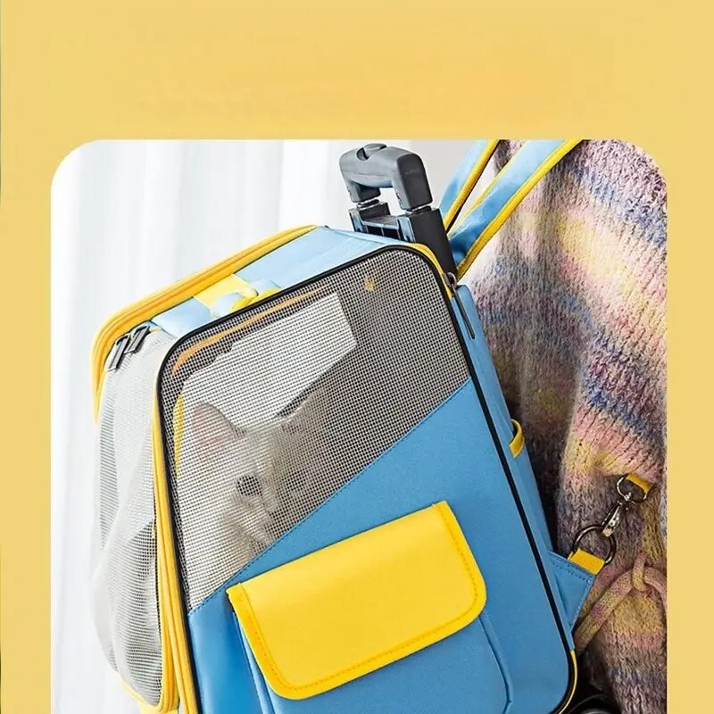 Pet Backpack, breathable trolley