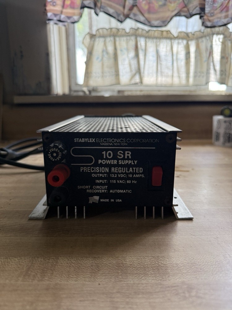 Stabylex Electronics 10 SR Power Supply 13.2VDC Precision Regulated Model -Used