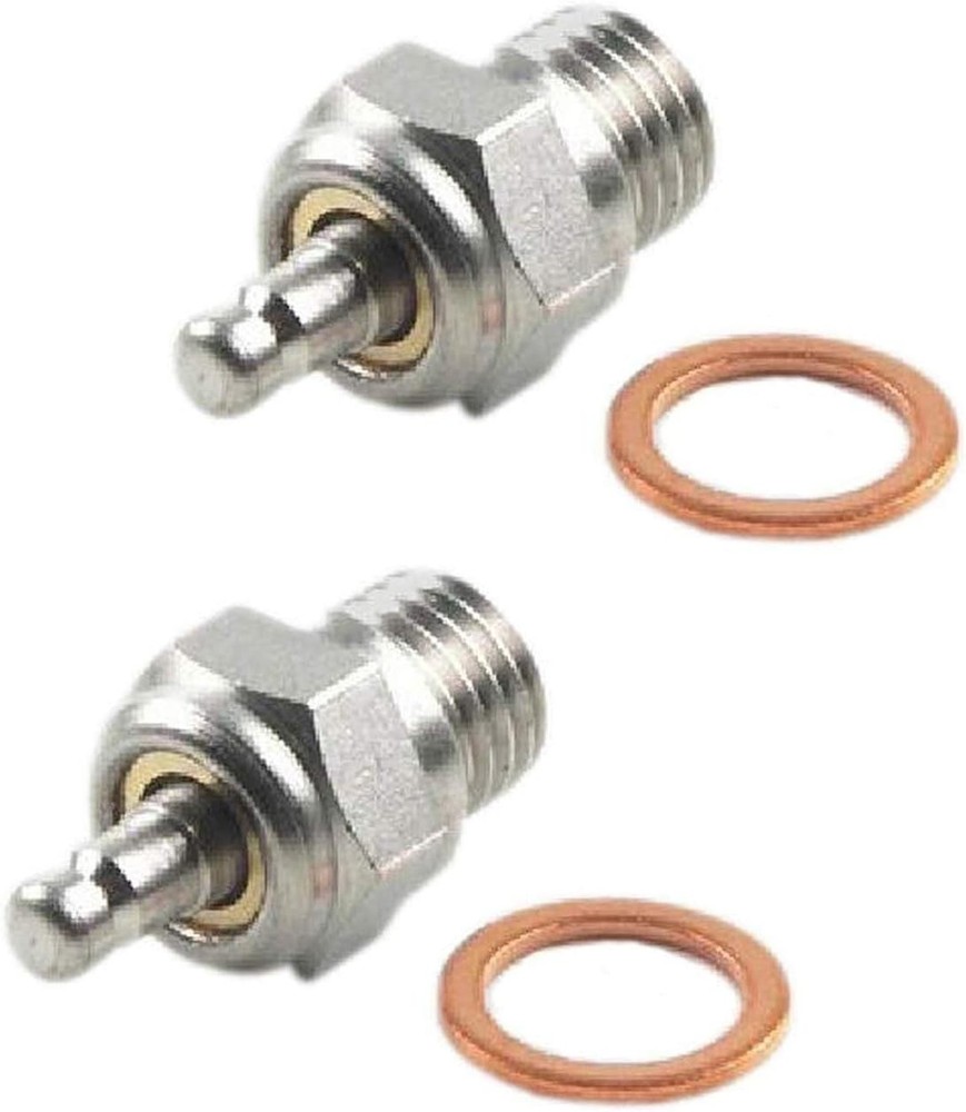 Durable 2-Pack NO.4 Medium Hot Glow Plugs for Optimal RC Engine Performance