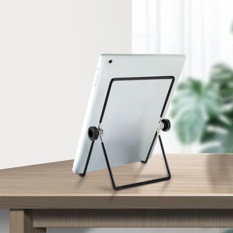 Adjustable Metal Display Stand Portable Tablet Holder Multi-Function Book Frame