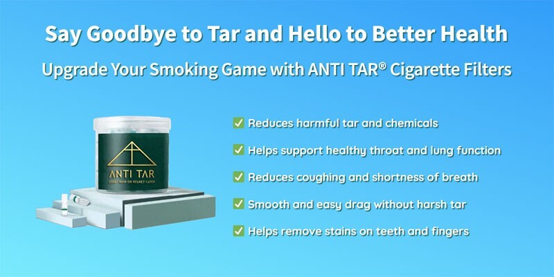 [BUNDLE-6] ANTI TAR® TripleGuard Cigarette Filter Tips Holder Tar Bar Trap