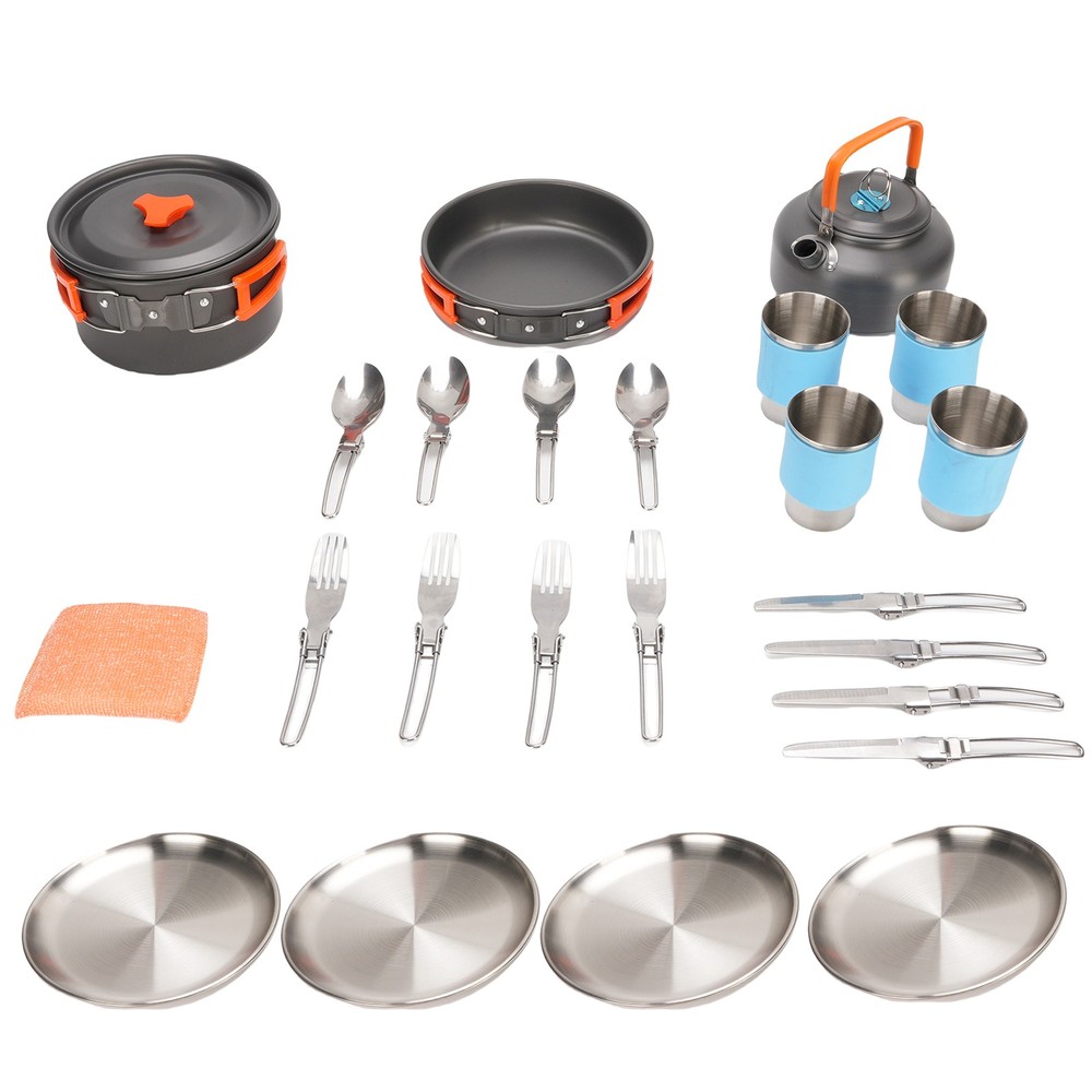 Portable 4-Person Camping Cookware Set SSBU