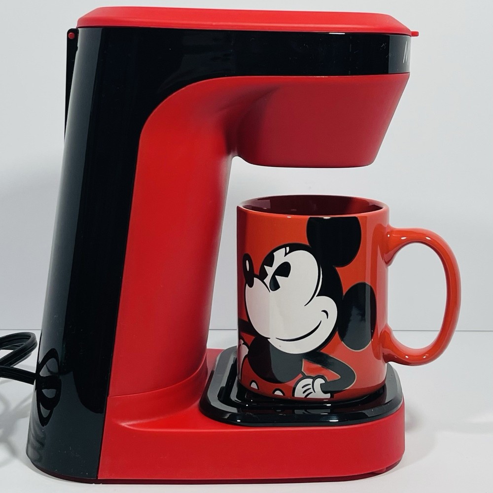 Disney Mickey Mouse Single Serve Coffee Maker Includes 12 oz Mug