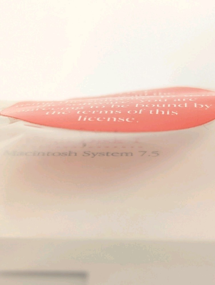 Sealed NOS 4-Disk Set Macintosh System 7.5 Installations Disks Vtg Computing