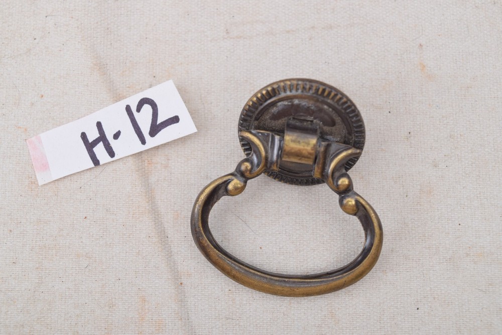 SALVAGED Single Post HARDWARE Vintage & Antique Cabinet/Drawer DROP RING PULL(S)