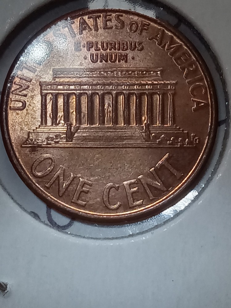 1994 Lincoln Cent With Very Rare Reverse Die Clash!!