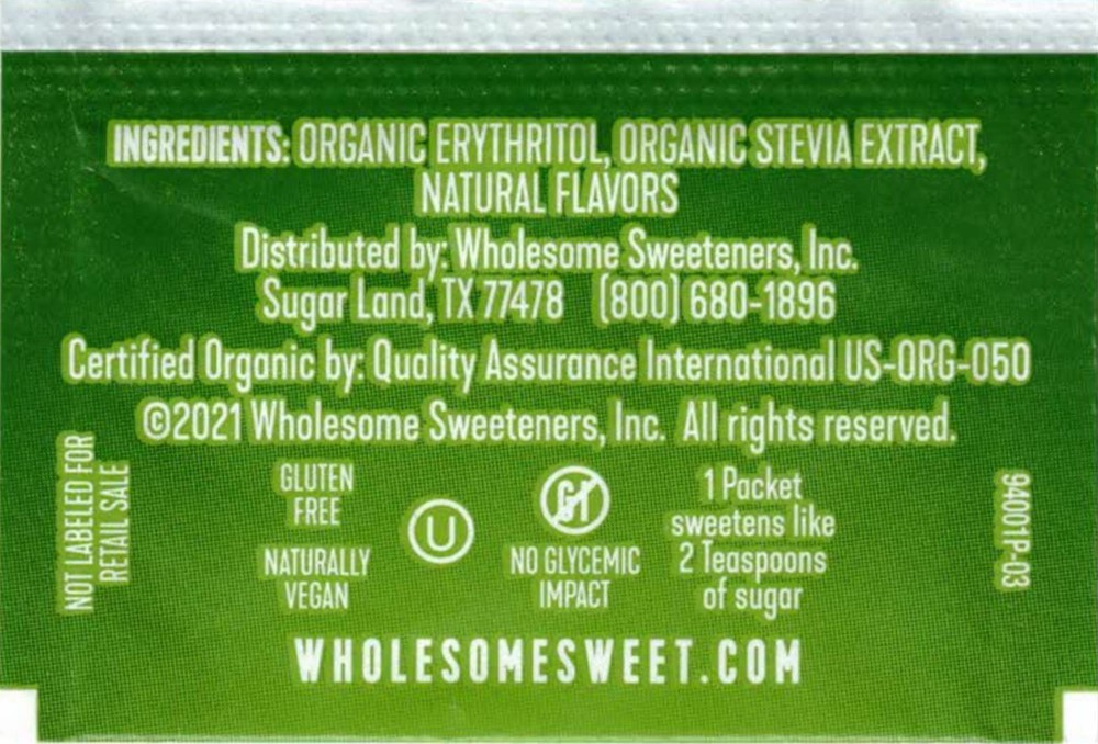 Sweetener Stevia Packets 1000 Pc, 1000 ct