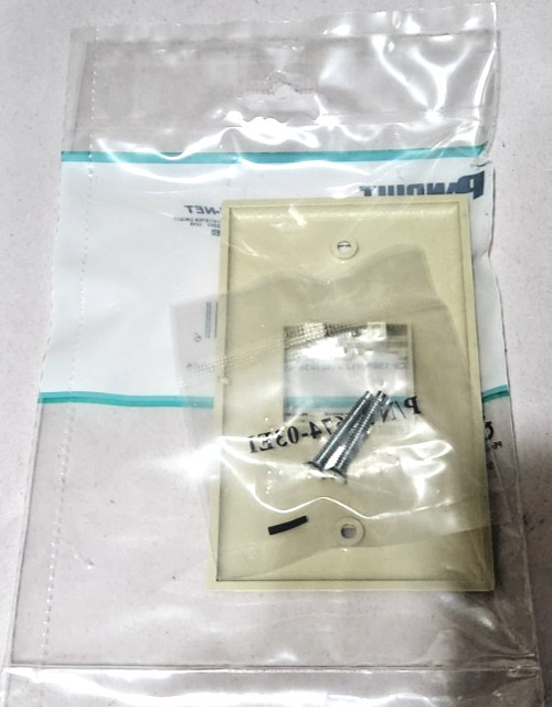 10 Pack Panduit CFP2EI Mini-Com Faceplate Single Gang 2 Module Space