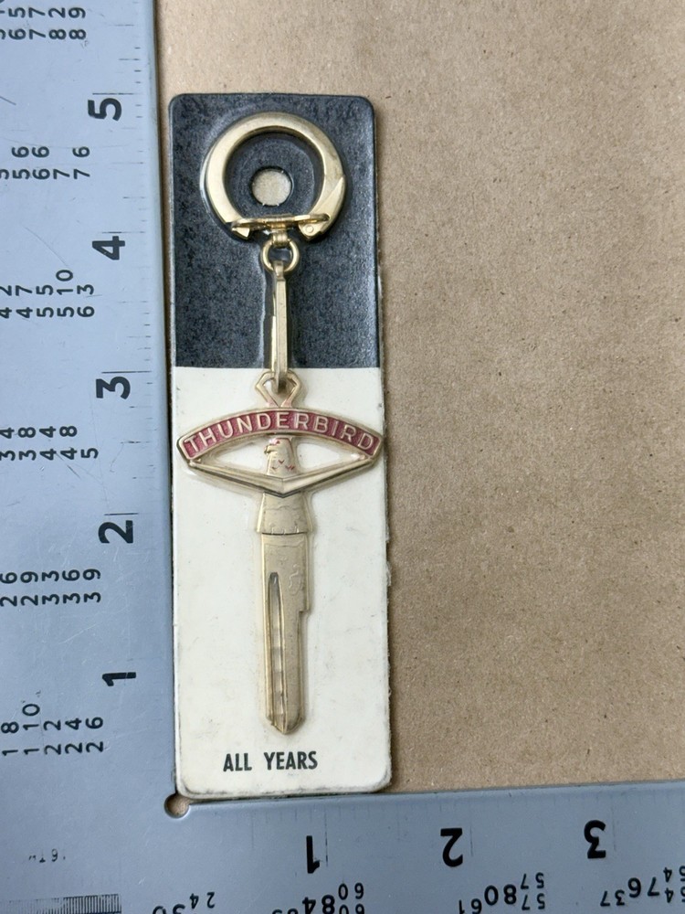 Vintage Thunderbird Key Chain Blank Key