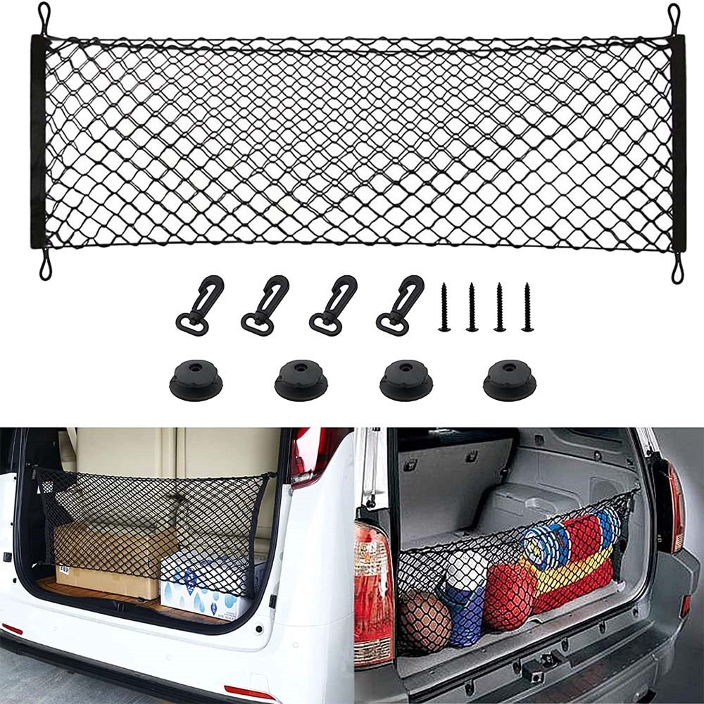 41"x23" Cargo Net Stretchable 2Layer Elastic Trunk Storage Organizer for Porsche