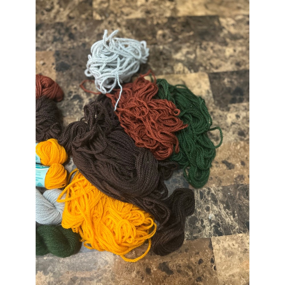 Bucilla brand yarn.
