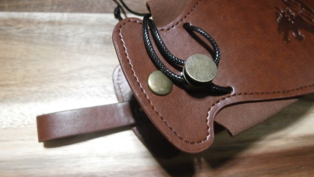 Medieval Brown Leather Belt Pouch