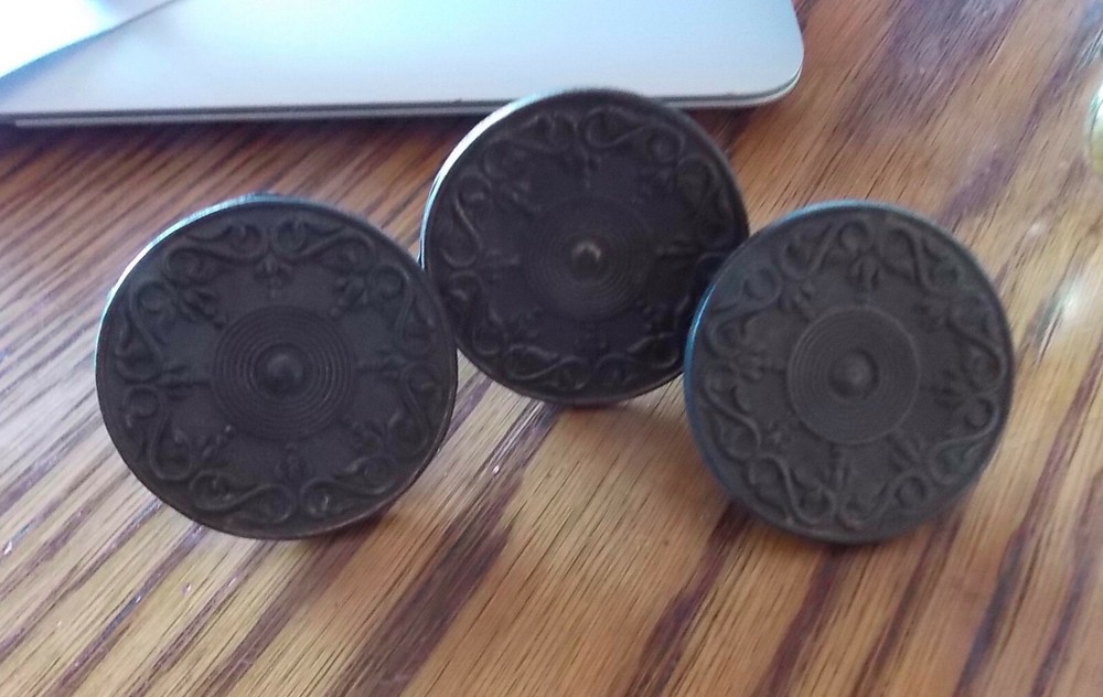 Brass Flower Drawer Pull    (1 pull)