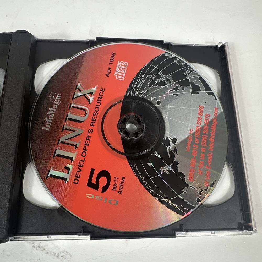 Linux Developer's Resource Infomagic KNIGHT 6 CD Set Red Hat Slackware Kernel