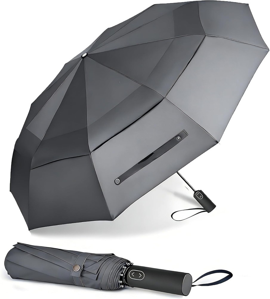Versatile 49/54/62 Inch Golf Umbrella - Automatic Open, Double Canopy Design
