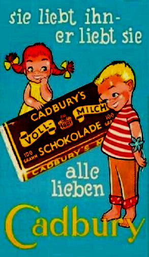 Cadbury Chocolate Ad  Fridge Magnet