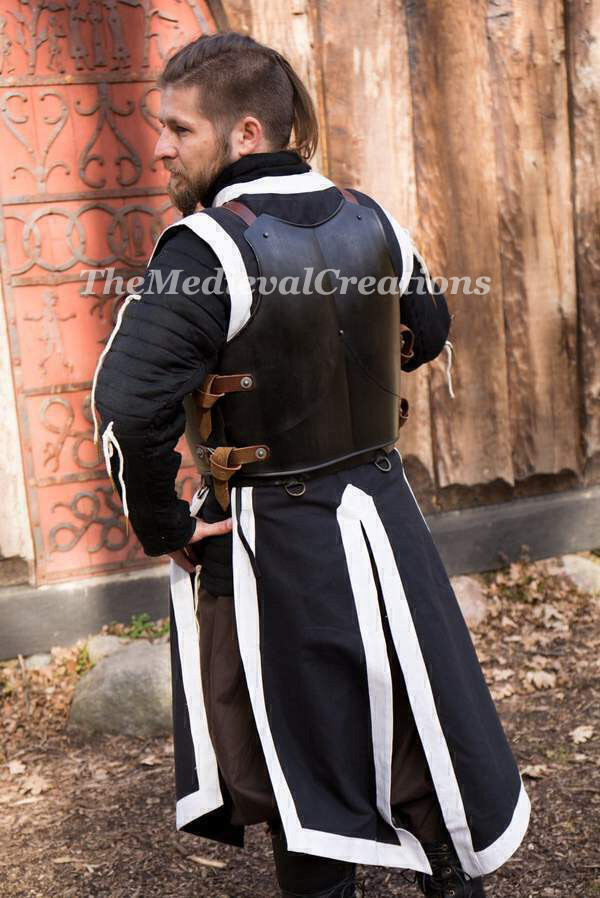 Medieval Steel Jacket Armor, Cuirass Armor, Combat Bascinet Chest Armor