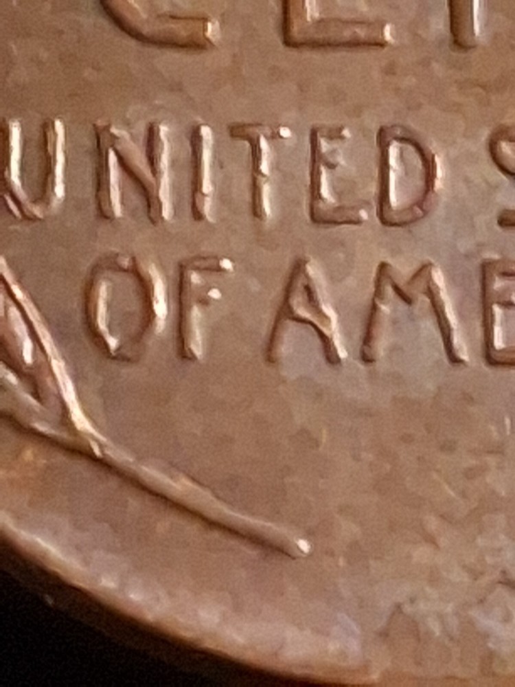 1958 Lincoln Wheat Cent Error L on Rim