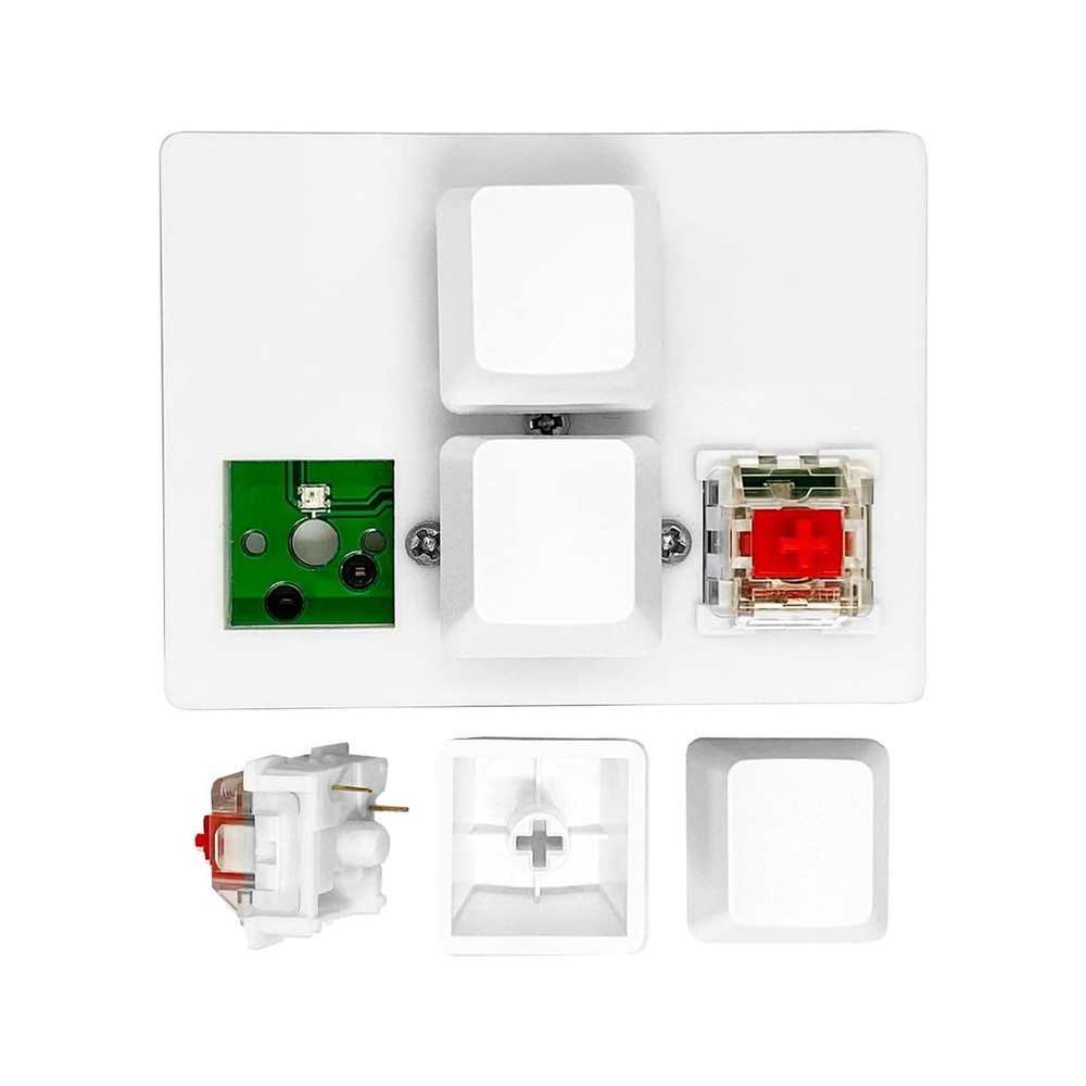 USB Mini 4-Key Keypad One-Handed Mechanical Gaming Keyboard Programming Macro...