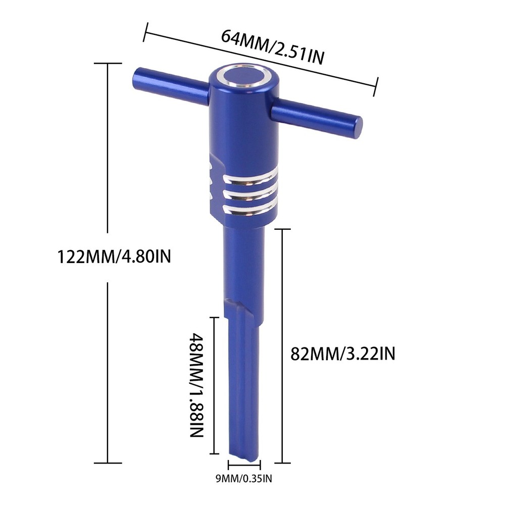 944 Ignition Switch Housing Alignment Tool For Harley Touring 2014-2020, Blue