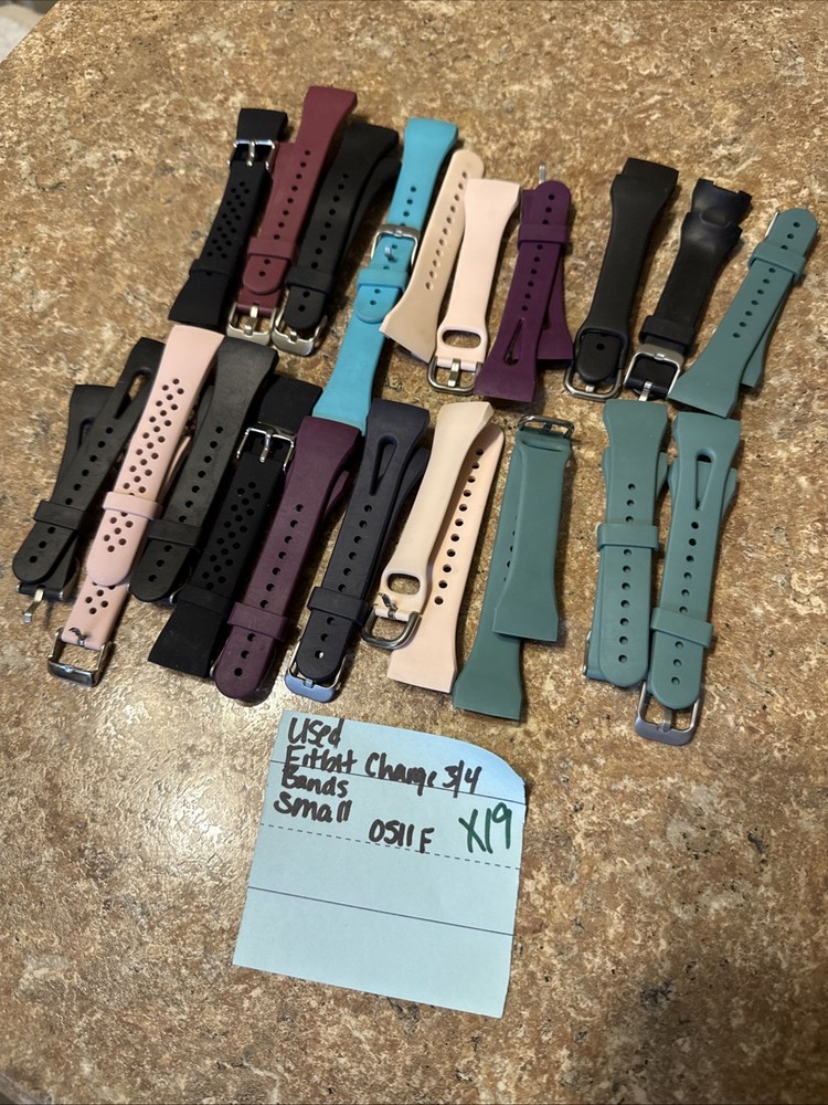 X19 SMALL Fitbit Charge 3 and 4 Soft Replacement Bands Sport Strap