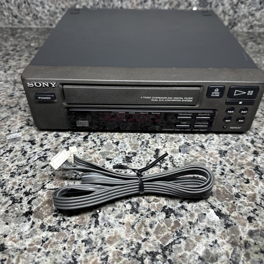 Sony Compact Disc Player CDP-S207 Tested & Working