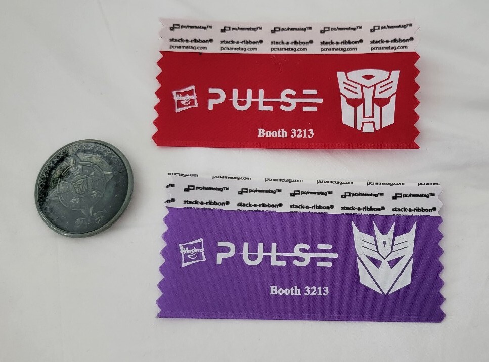 SDCC 2023 Hasbro Pulse Booth Transformers Pin and Ribbon Set