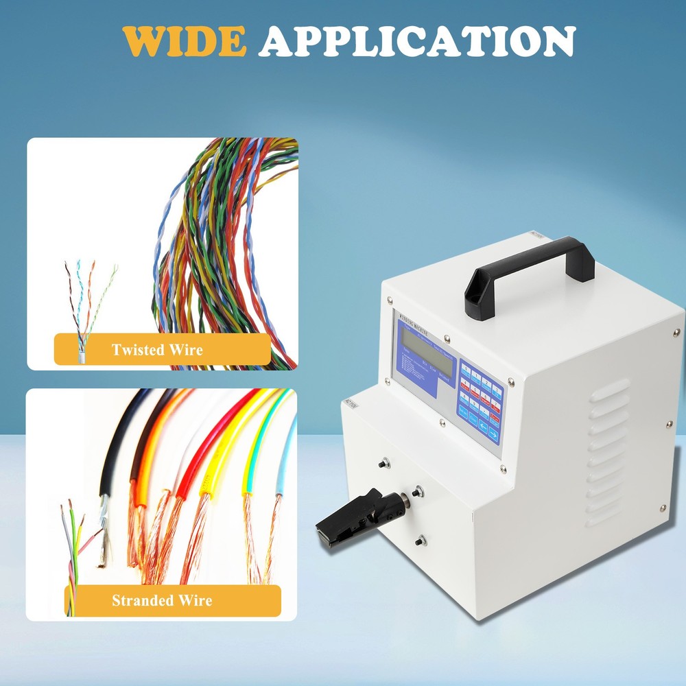 110V Automatic High-speed Wire Twisting Machine Line Strander with LCD Display