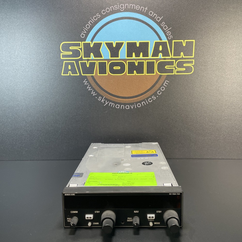 Bendix King KX 155A NAV/COM - Needs Repair - No Warranty!