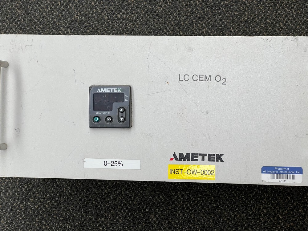 Ametek Wet Oxygen (O2) Analyzer
