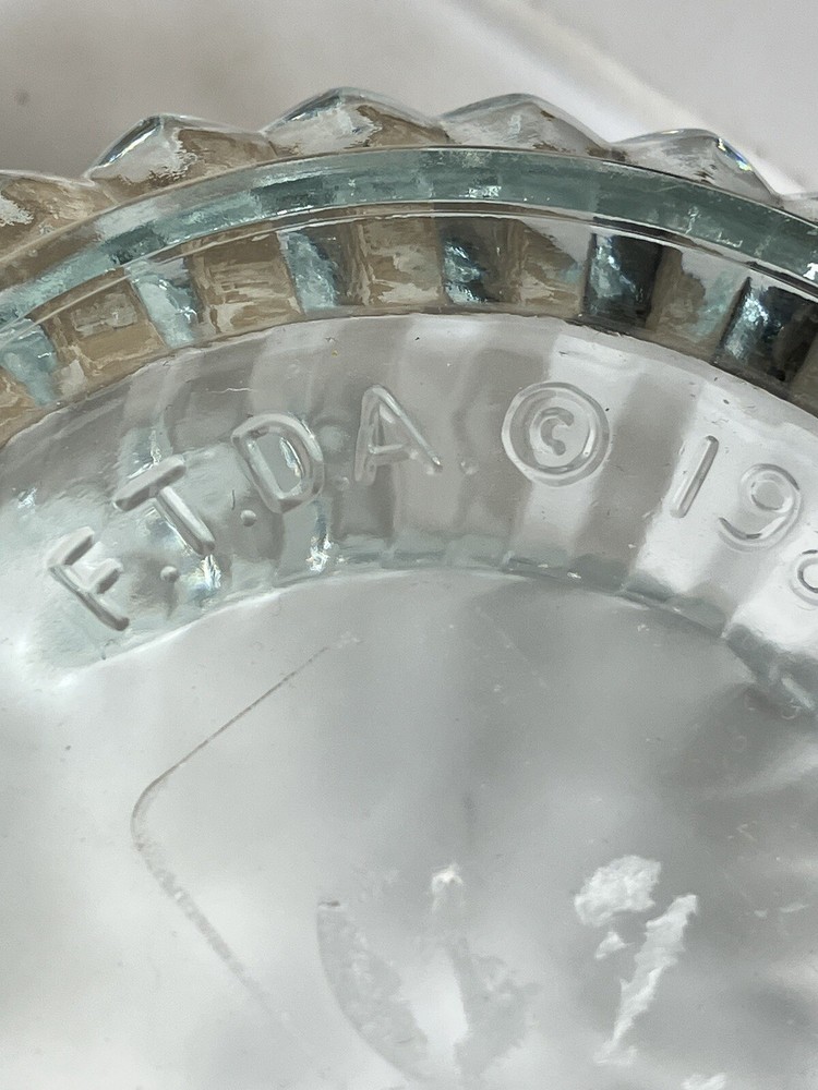 Crystal Bowl Vintage Elegant 1986