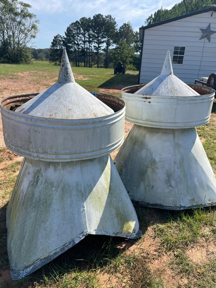 Vintage Antique Galvanized Barn Cupolas - 5' Tall
