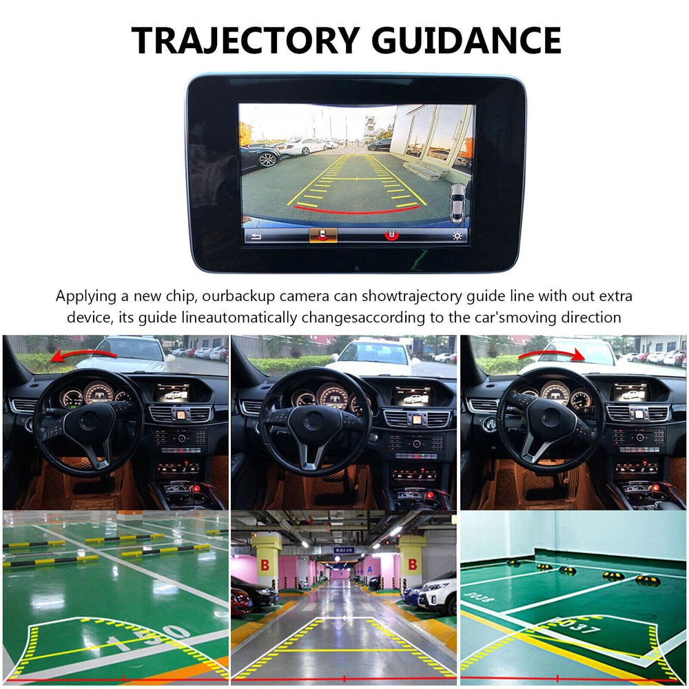 Car Rear View Reverse Backup Camera Parking Camera Night Vision Waterproof